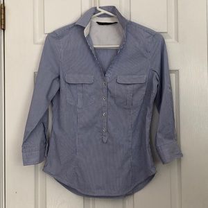 Zara Basic Striped Button Down